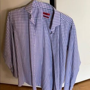Hugo boss dress shirt sharp fit size 16